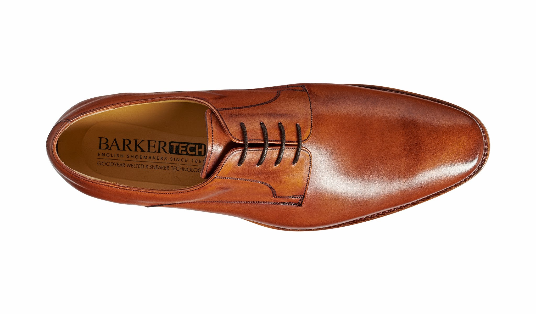Mens Ellon - Antique Rosewood - Derbys Shoe | Barker Shoes