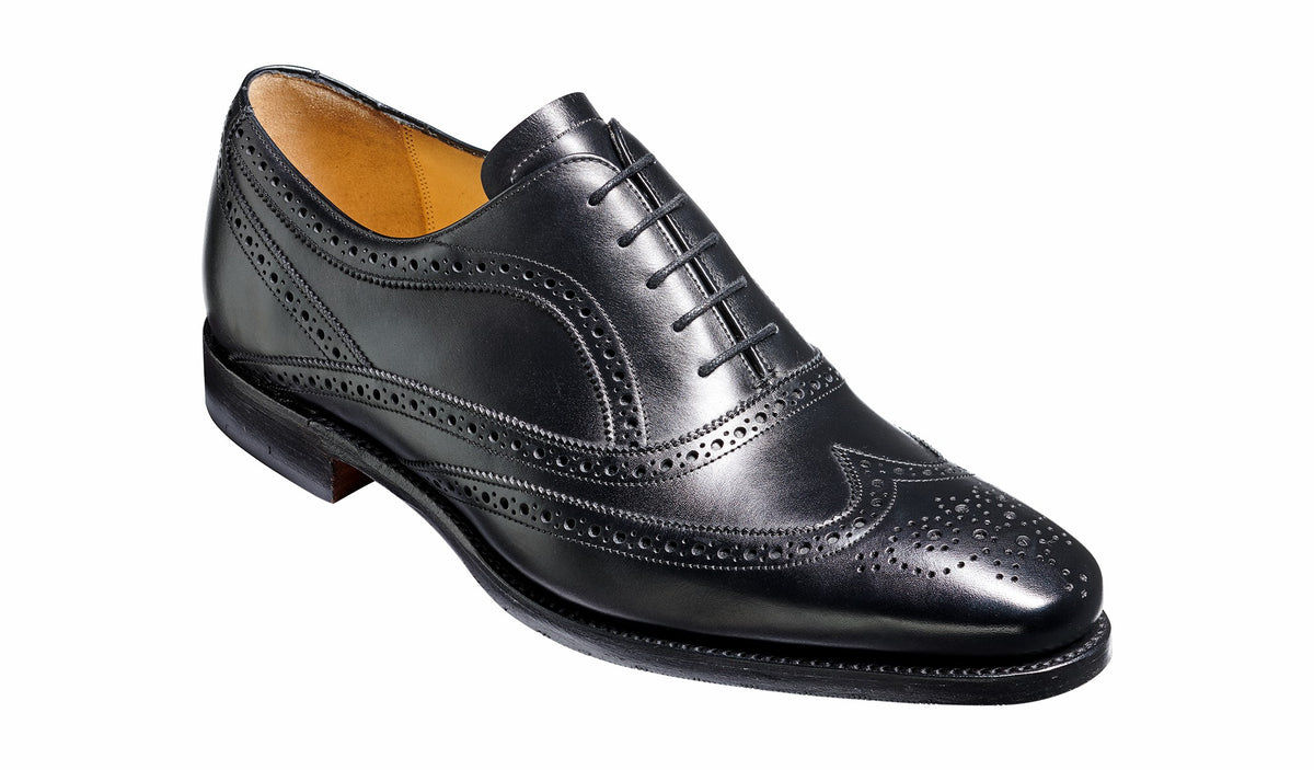Mens Turing - Black Calf Hand Stitched Oxford | Barker Shoes