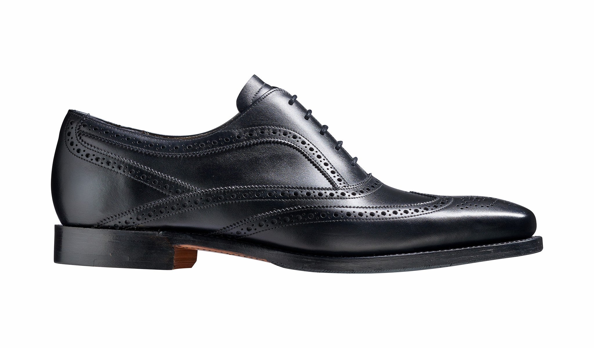 Mens Turing - Black Calf Hand Stitched Oxford | Barker Shoes