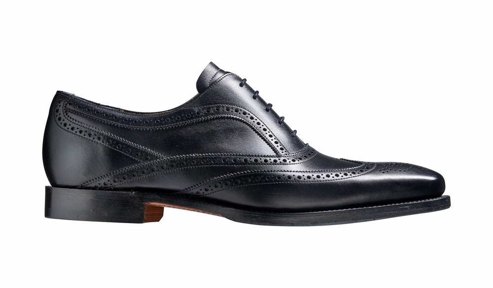 Mens Turing - Black Calf Hand Stitched Oxford | Barker Shoes