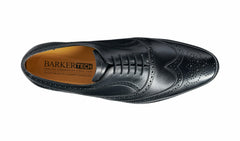 Mens Turing - Black Calf Hand Stitched Oxford | Barker Shoes