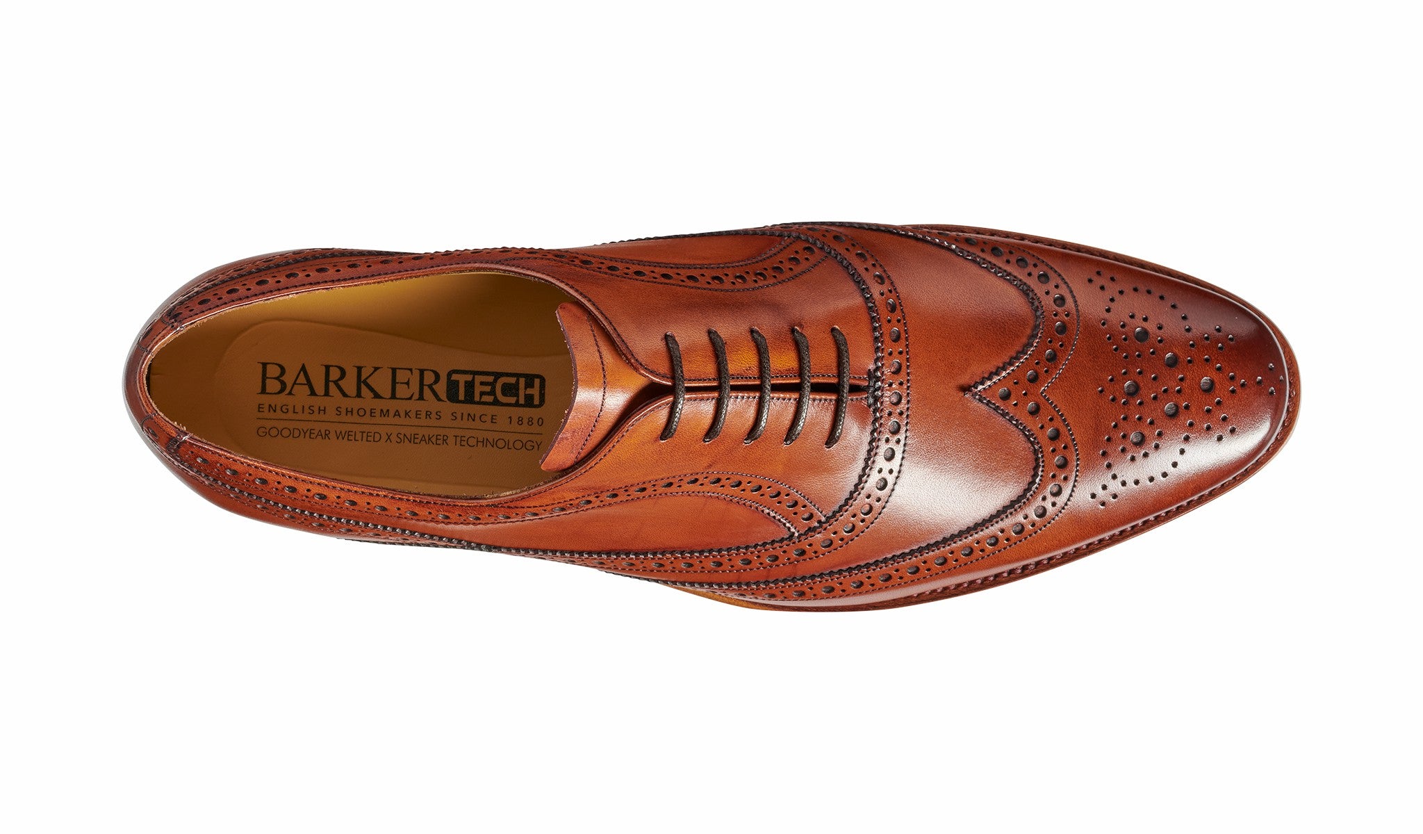 Mens Turing - Antique Rosewood Oxford Shoe | Barker Shoes