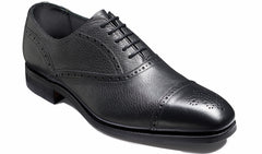Mens Newent - Black Deerskin | Barker Shoes