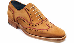 Mens Spencer - Terra / Burgundy Suede | Barker Shoes