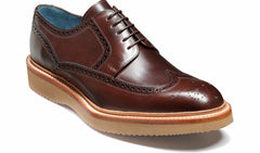 Mens Bill - Chocolate Hand Painted | Barker Shoes