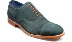 Mens Pullman - Bottle Green Suede | Barker Shoes