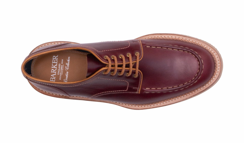Mens Michigan - Burgundy Waxy Calf | Barker Shoes