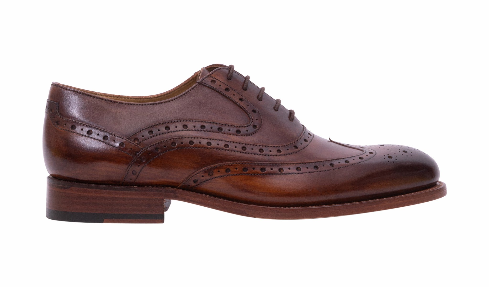 Mens Liffey - Hand Brushed Brown | Barker Shoes