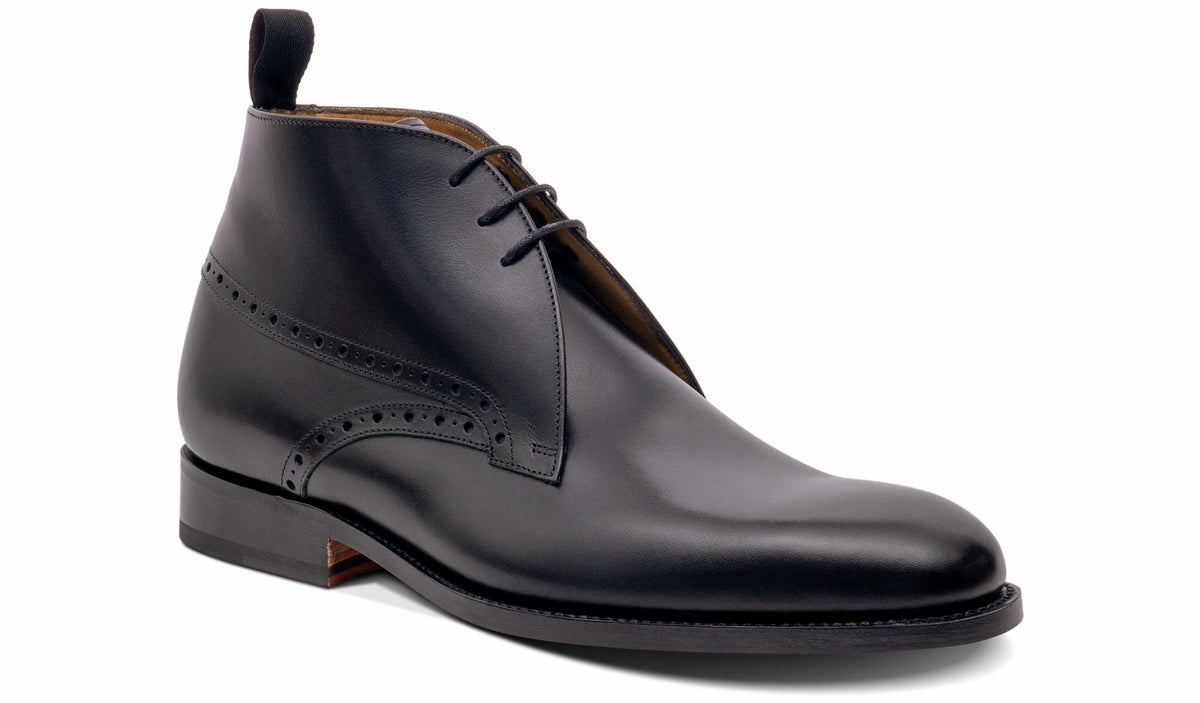 Mens Tyne - Black Calf | Barker Shoes