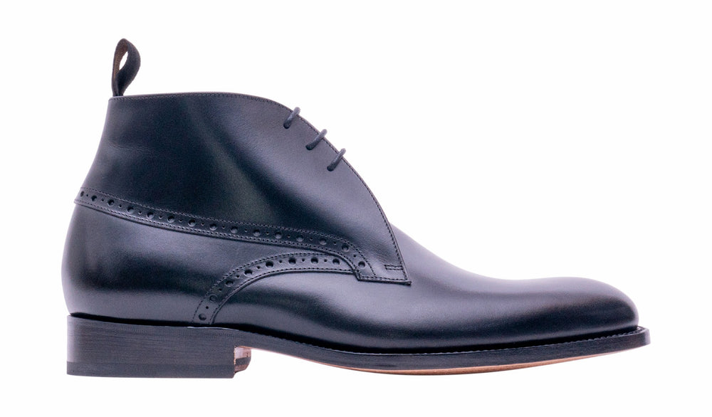Mens Tyne - Black Calf | Barker Shoes