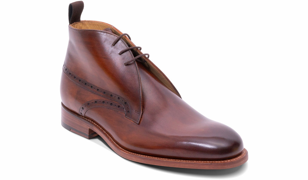 Mens Tyne - Hand Brushed Brown | Barker Shoes