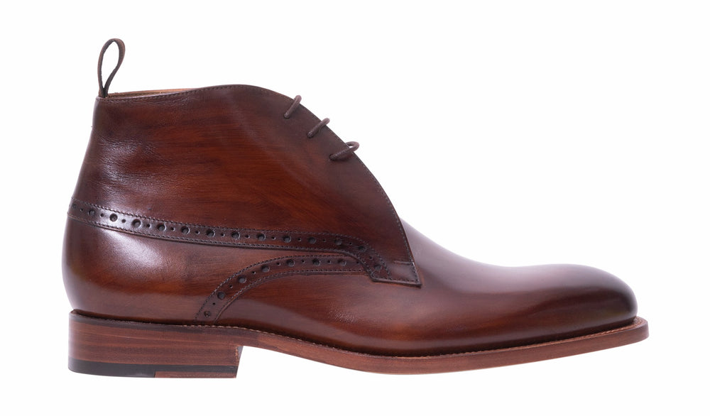 Mens Tyne - Hand Brushed Brown | Barker Shoes