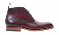 Mens Tyne - Hand Brushed Burgundy | Barker Shoes