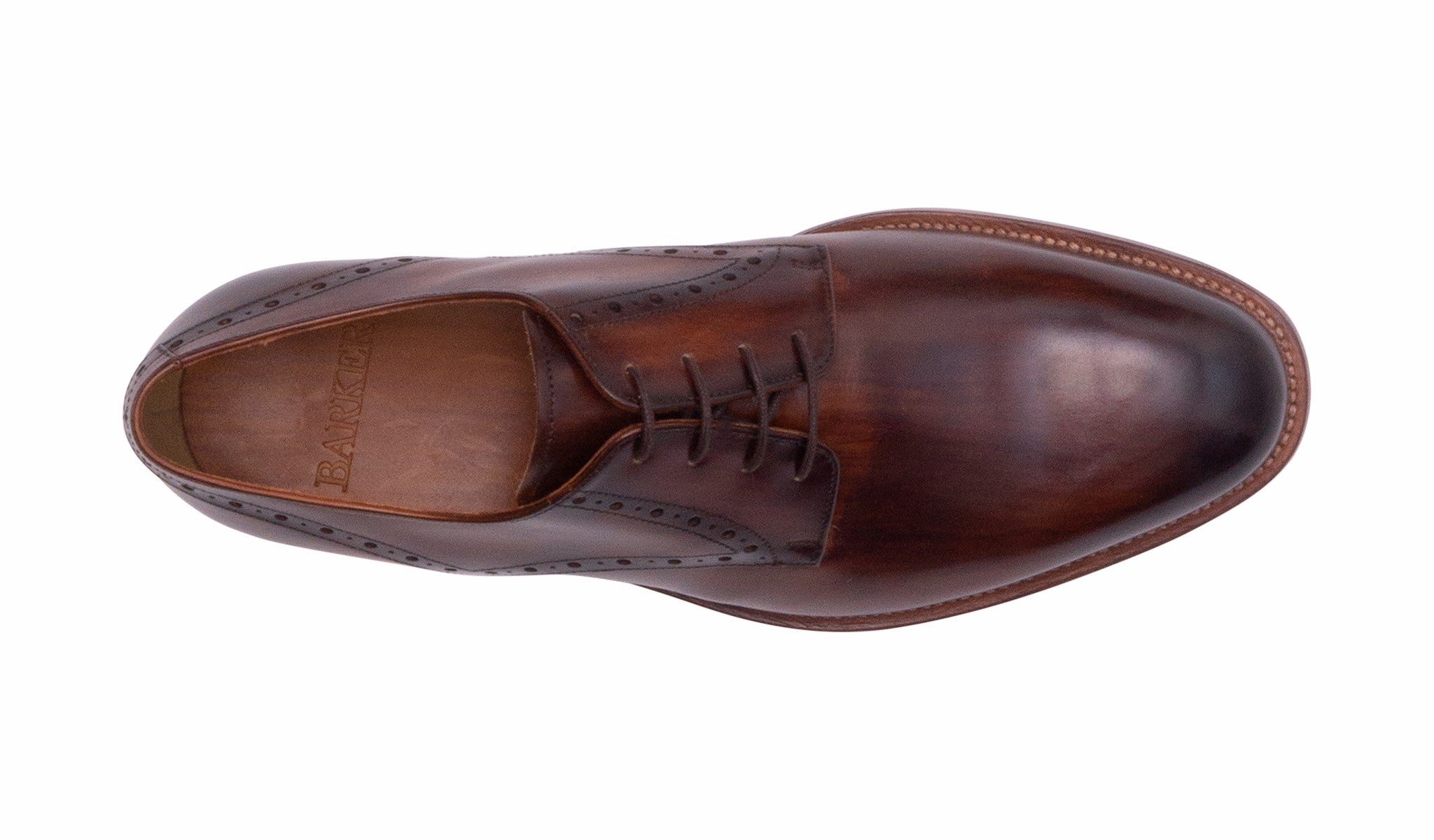 Mens Trent - Hand Brushed Brown | Barker Shoes
