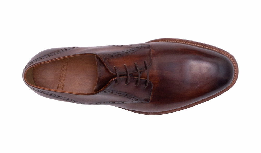 Mens Trent - Hand Brushed Brown | Barker Shoes