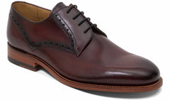 Mens Trent- Hand Brushed Burgundy | Barker Shoes
