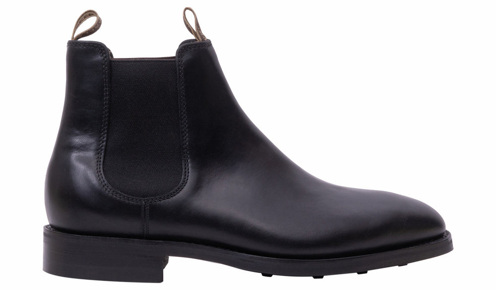 Mens Sutton - Black Waxy | Barker Shoes