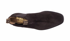 Mens Sutton - Dark Brown Suede | Barker Shoes