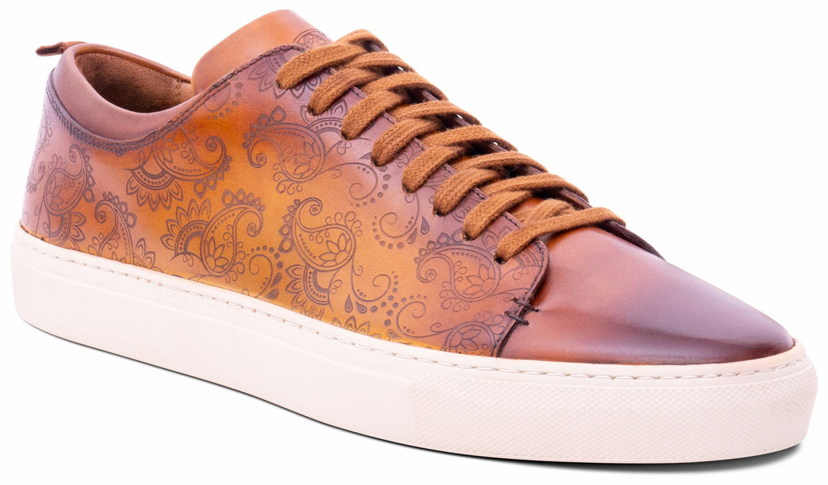 Mens Paisely - Cedar Hand Painted | Barker Shoes