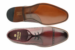 Mens Ealing - Hand Brushed Burgundy | Barker Shoes