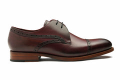 Mens Ealing - Hand Brushed Burgundy | Barker Shoes