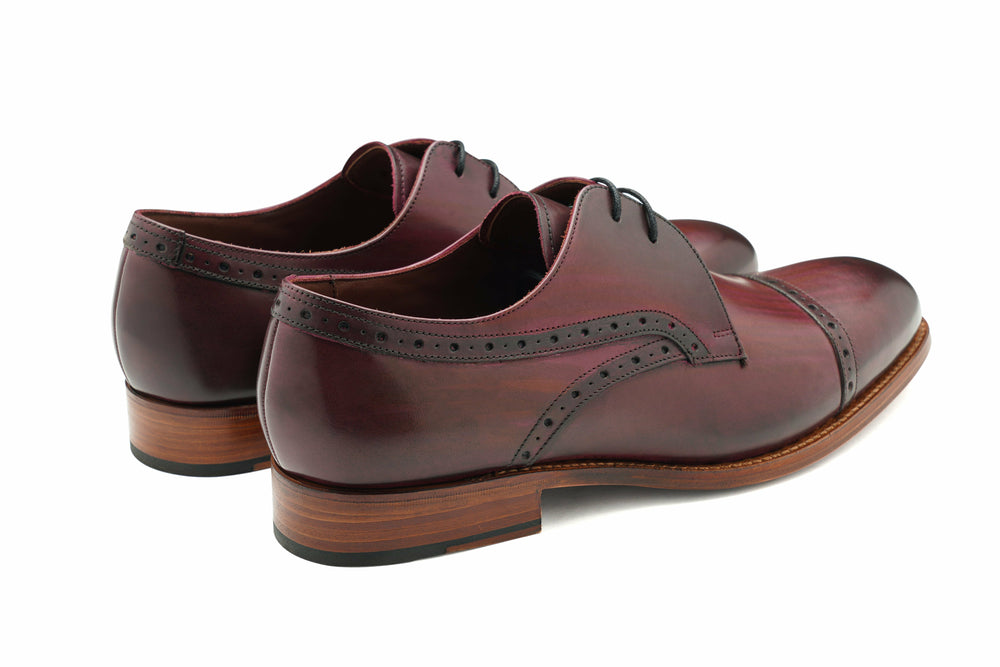 Mens Ealing - Hand Brushed Burgundy | Barker Shoes