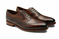 Mens Chiswick - Hand Brushed Brown | Barker Shoes