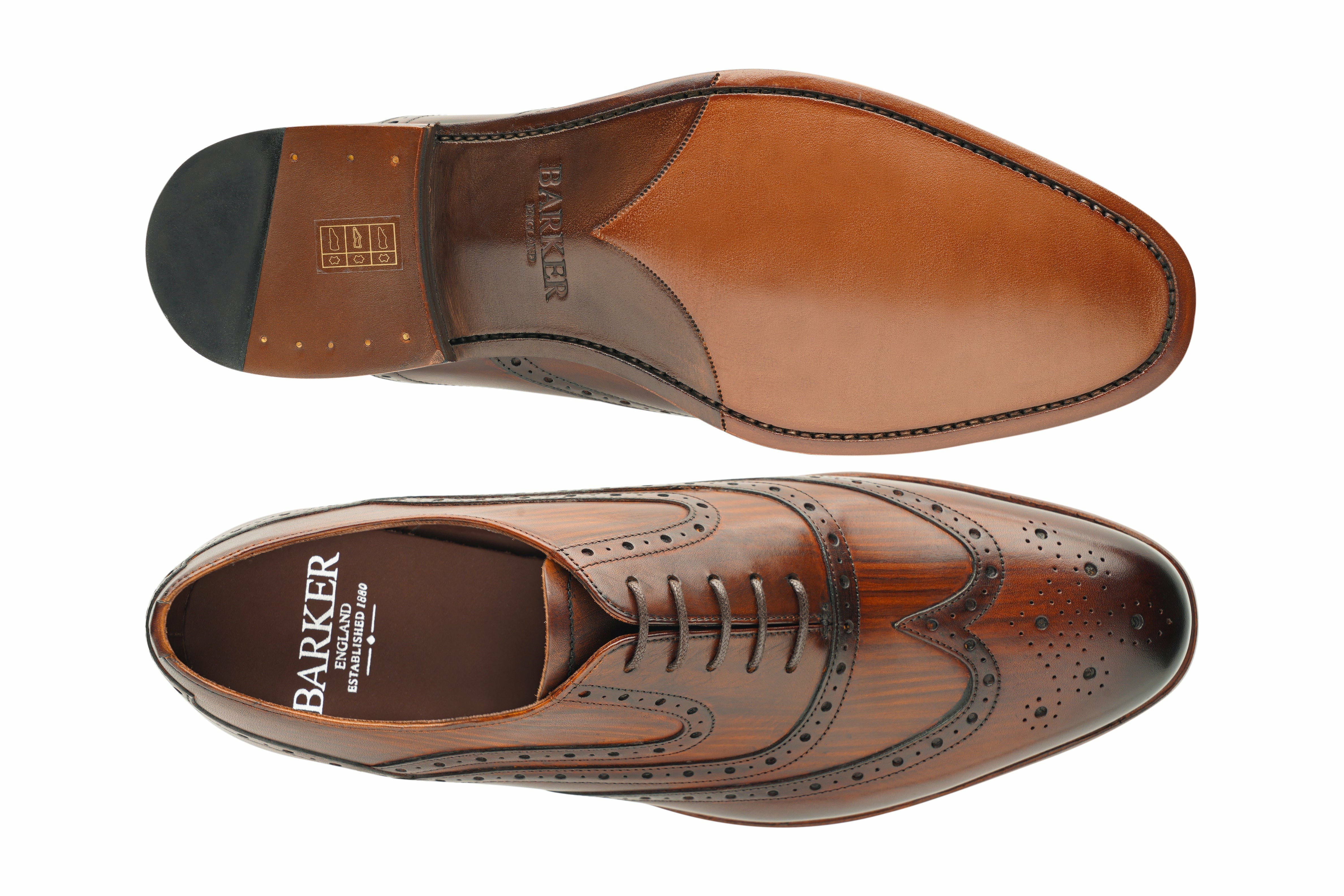 Mens Chiswick - Hand Brushed Brown | Barker Shoes