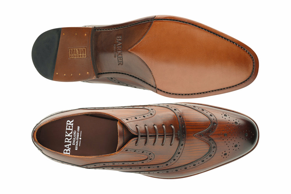 Mens Chiswick - Hand Brushed Brown | Barker Shoes