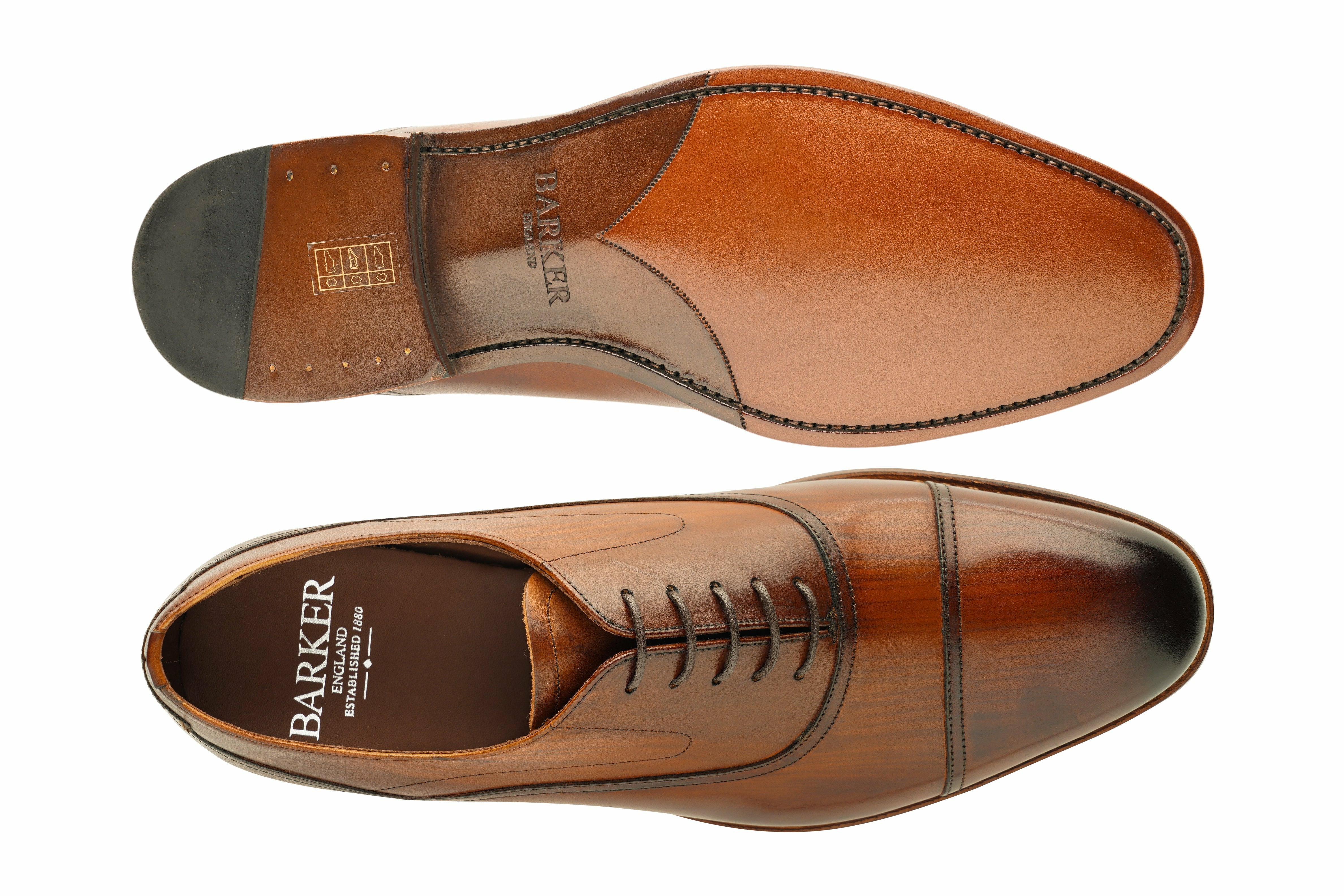 Mens Chingford - Hand Brushed Brown | Barker Shoes