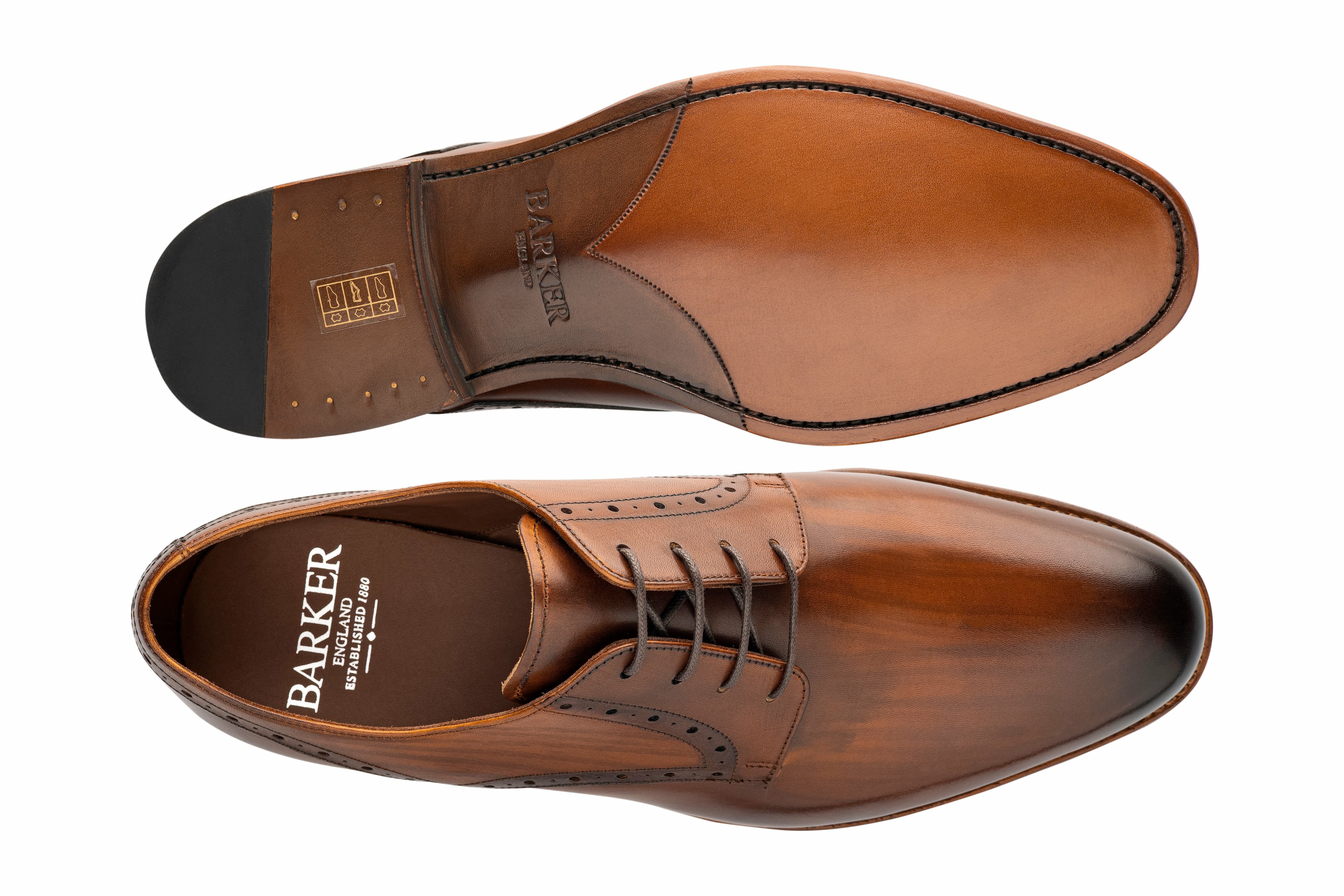 Mens Buckhurst - Hand Brushed Brown | Barker Shoes