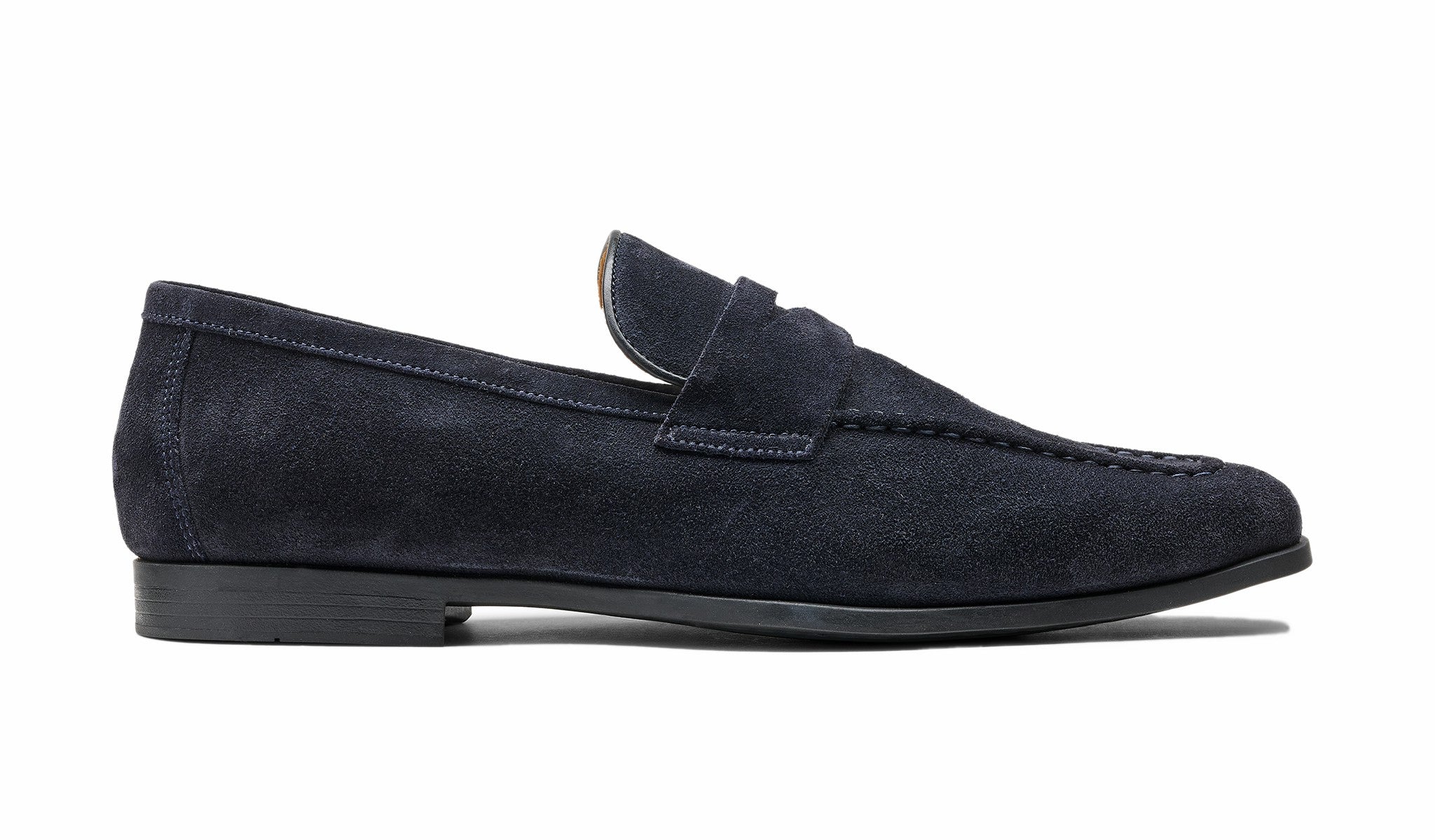 Mens Capri - Navy Suede | Barker Shoes