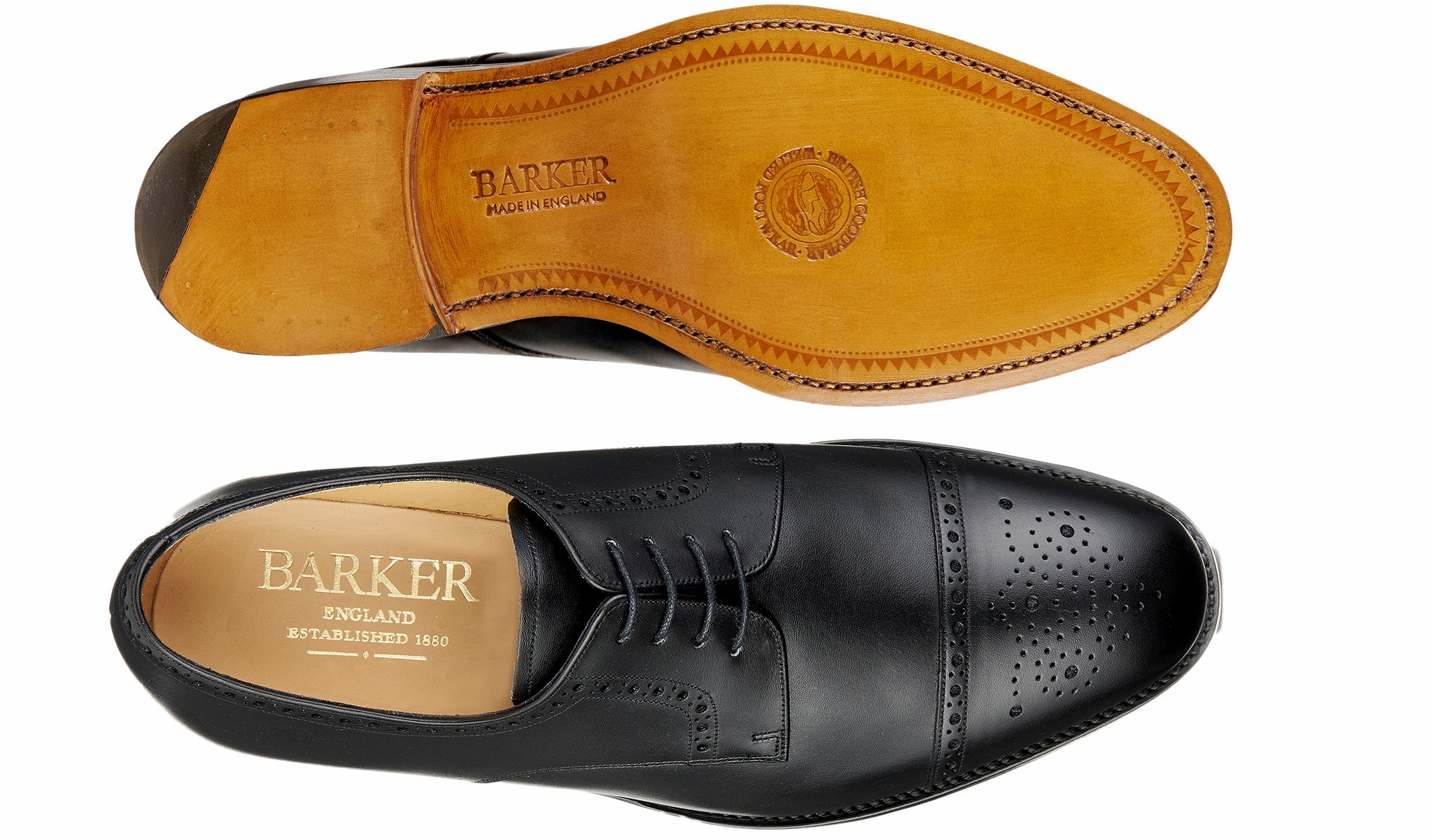 Mens Mowbray - Black Calf | Barker Shoes