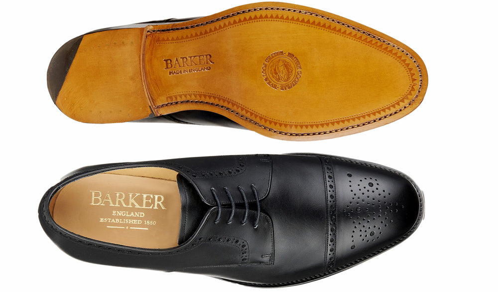 Mens Mowbray - Black Calf | Barker Shoes