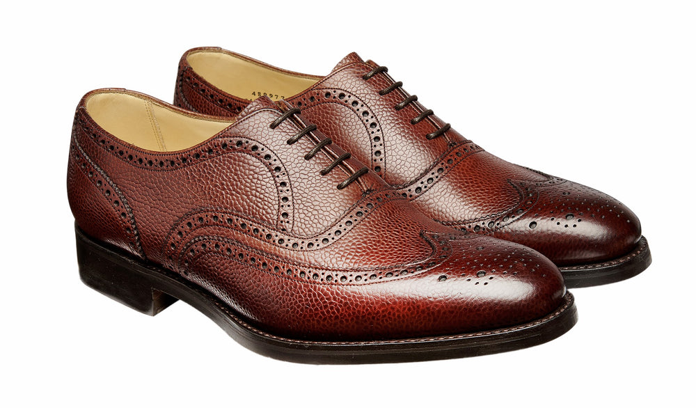 Mens Malton 2 - Cherry Grain | Barker Shoes