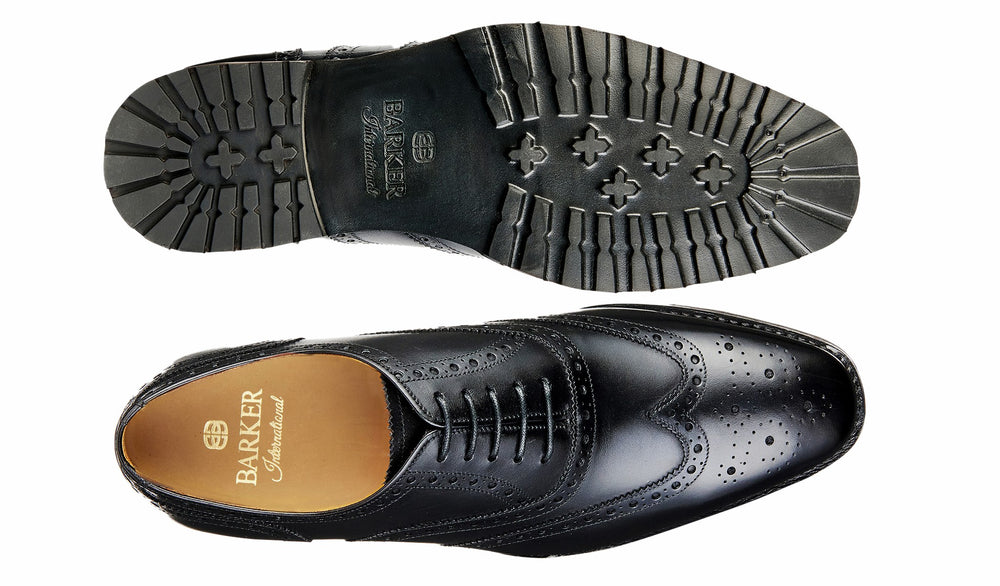Mens Marston - Black Calf | Barker Shoes