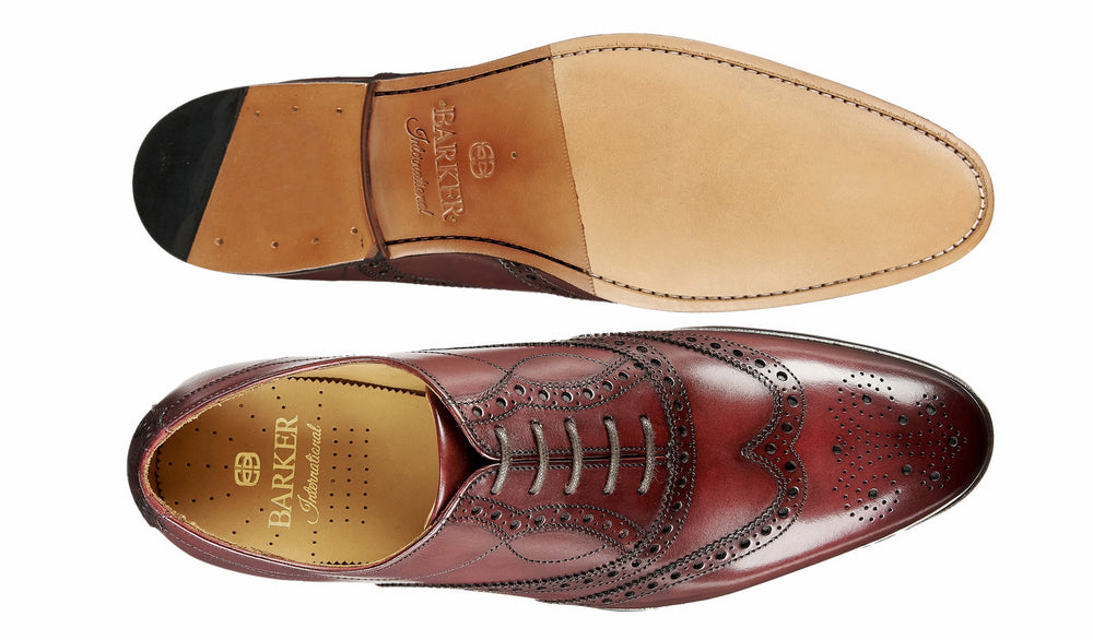 Mens Marchwell - Burgundy Calf | Barker Shoes