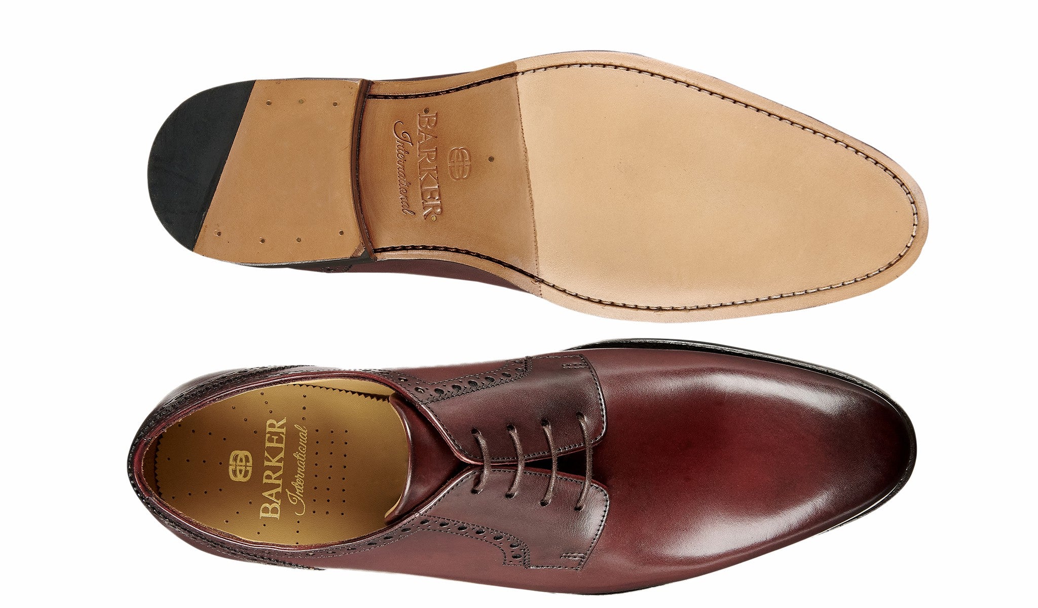 Mens Morriston - Burgundy Calf | Barker Shoes
