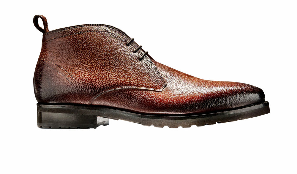 Mens Melksham - Cherry Grain | Barker Shoes