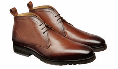 Mens Melksham - Cherry Grain | Barker Shoes