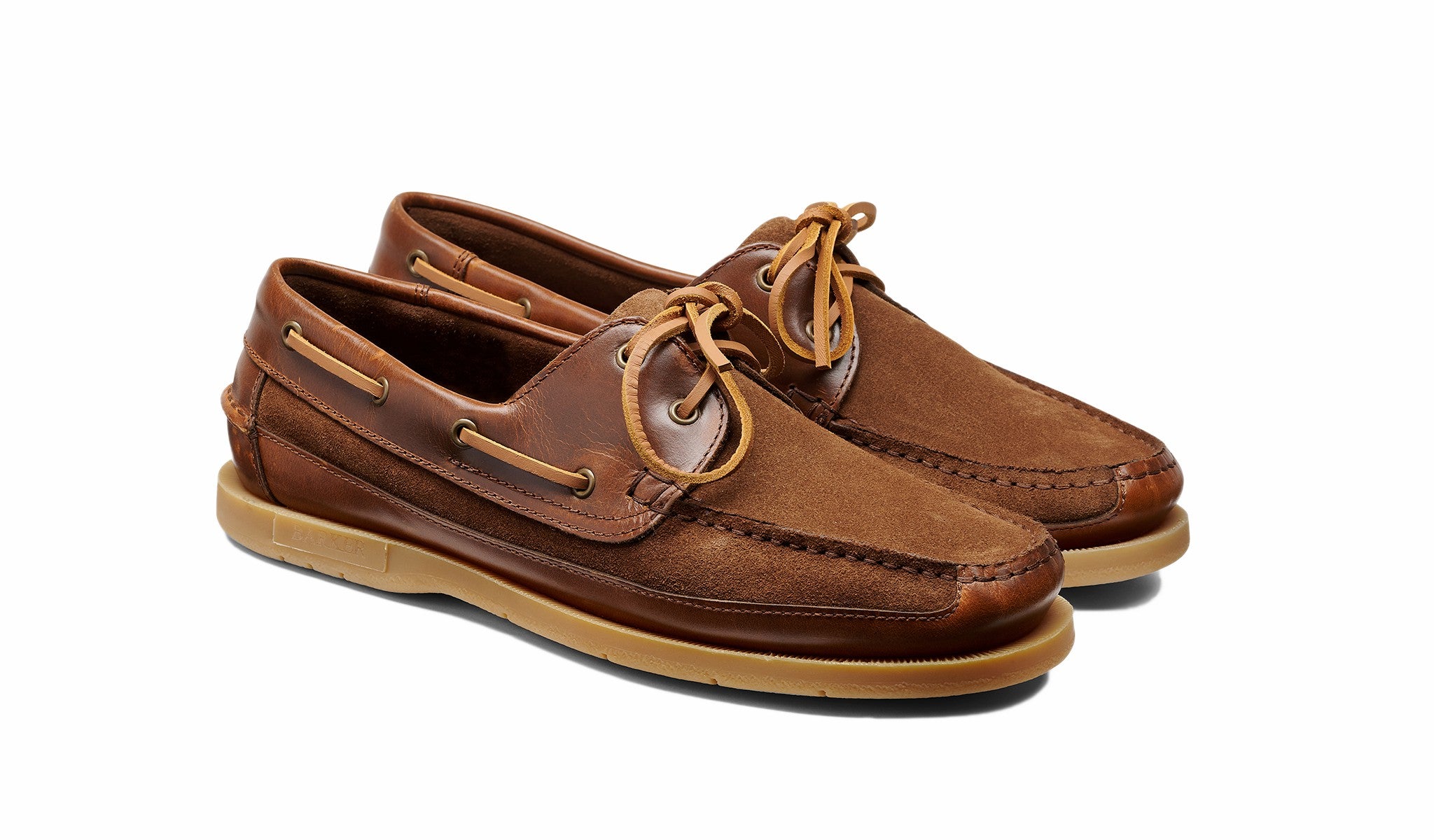 Mens Dexter - Tan Leather Tan Suede | Barker Shoes