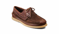 Mens Dexter - Cognac Leather Coffee Suede | Barker Shoes