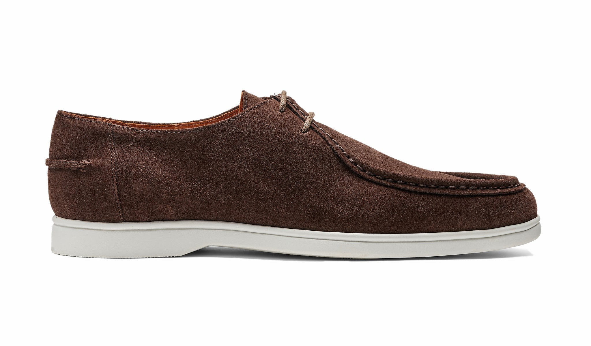 Mens Vigo - Coffee Suede White Sole | Barker Shoes