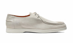 Mens Vigo - White Suede White Sole | Barker Shoes