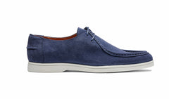 Mens Vigo - Navy Suede White Sole | Barker Shoes