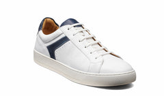 Mens Skylar - White Navy | Barker Shoes