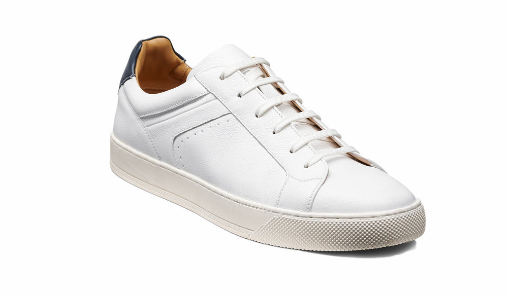 Mens Skylar - White Black | Barker Shoes