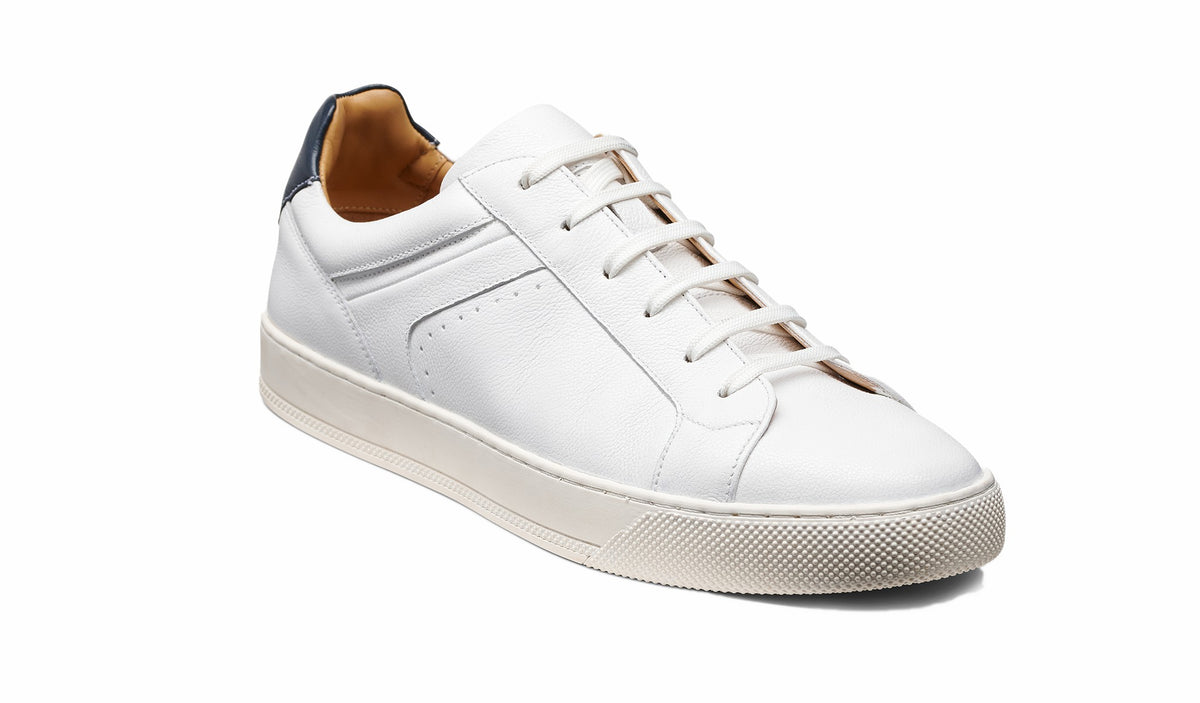 Mens Skylar - White Black | Barker Shoes