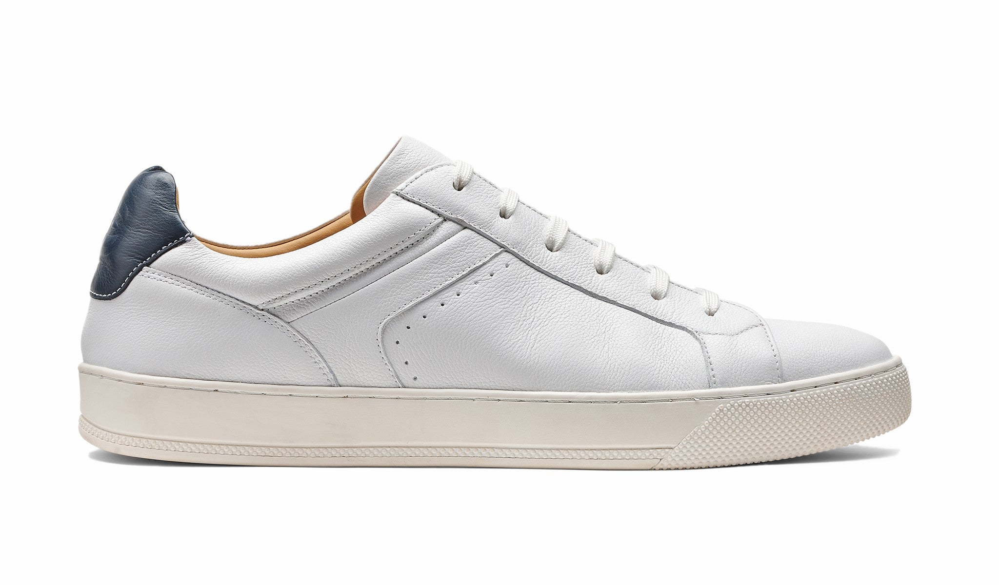 Mens Skylar - White Black | Barker Shoes