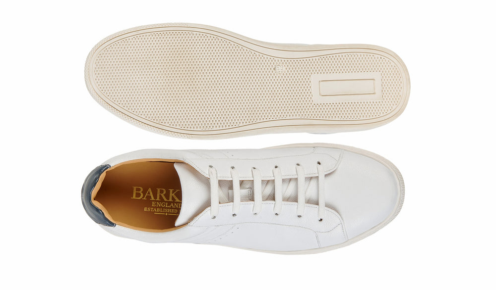 Mens Skylar - White Black | Barker Shoes